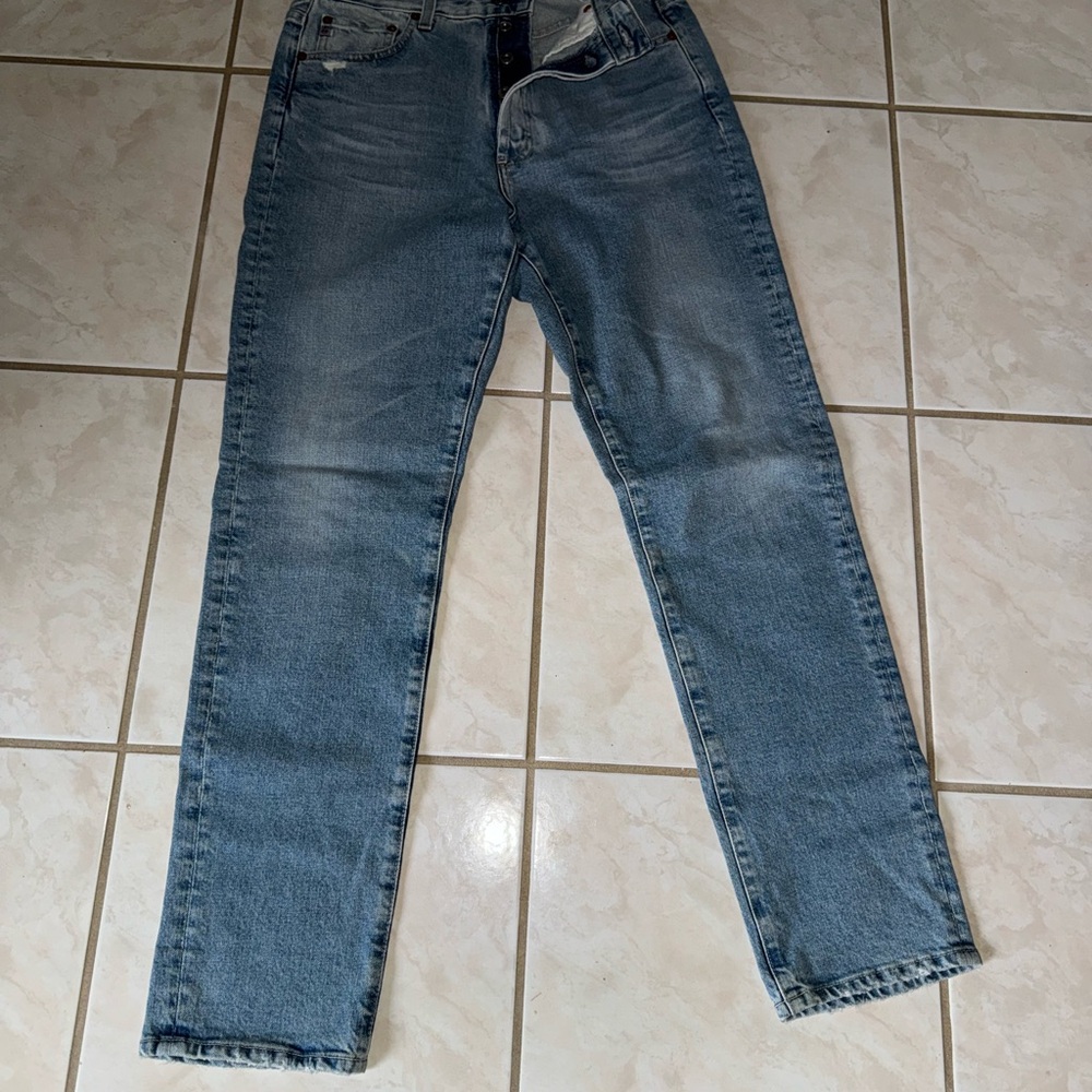 AG Adriano Goldschmied Classic Blue Straight Jeans